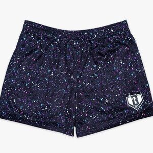 Boys Black Speckled Shorts